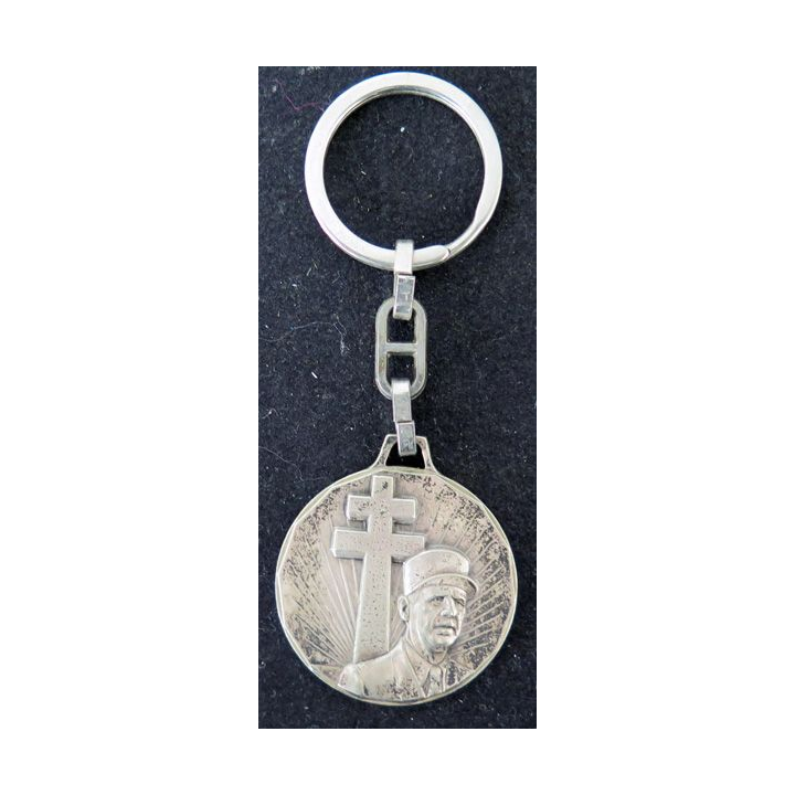 Porte clef du 25° anniversaire du décès du général de Gaulle 1970 - 1995