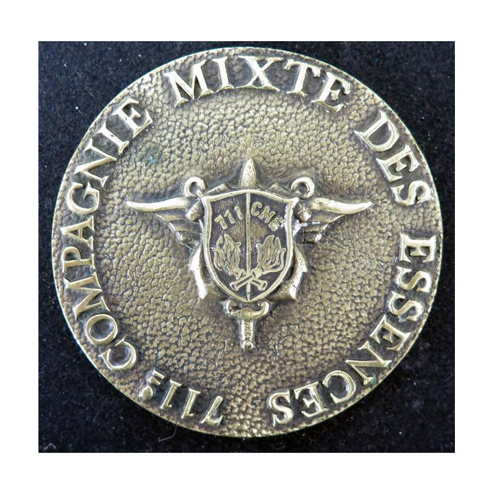 711° CME : médaille de table 8 cm diamètre de la 711° comp&agnie mixte des essences