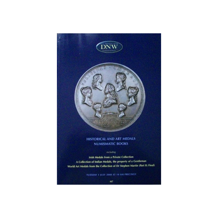 Catalogue illustré DNW de pièces de jetons et médailles Juillet 2008