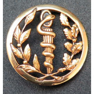 insigne métallique de béret du service de santé de fabrication Coinderoux Paris