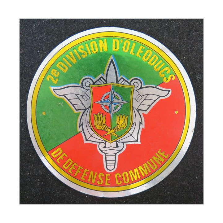 SEA 2° DODC : autocollant de la 2° division d'Oléoducs de défense commune