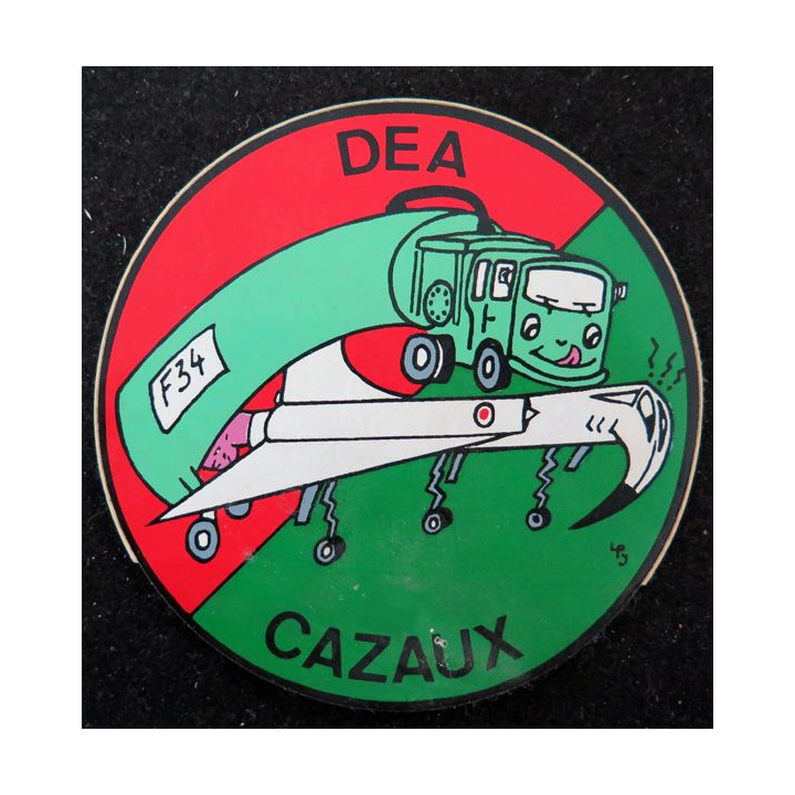 SEA DEA : autocollant de la DEA Cazaux