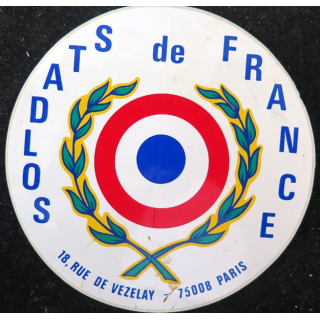 autocollant Soldats de France diamètre 10 cm