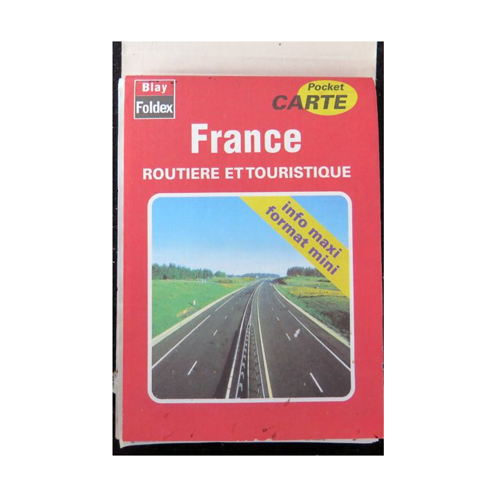 SEA : carte routière et touristique de la France aux couleurs du SEA