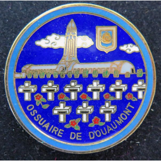Coupelle céramique émaillée de l'ossuaire de Douaumont diamètre 5 cm