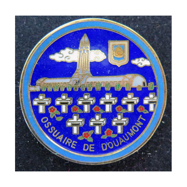 Coupelle céramique émaillée de l'ossuaire de Douaumont diamètre 5 cm