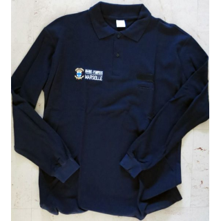 Polo ML de marque Europa Kimache du Bataillon de Marins Pompiers BMPM taille 104 L logo brodé