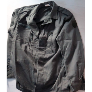 Veste de treillis vert armé taille 112 L CVS 1994 retaillée avec élastiques en bas
