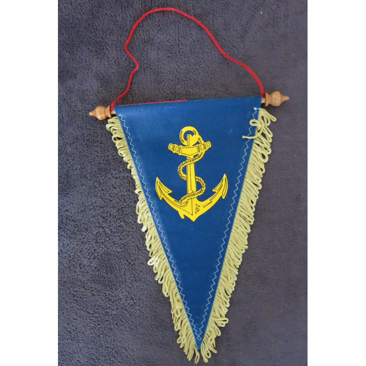 1° RIMa : fanion du 1° régiment d'infantrerie de Marine 27 cm