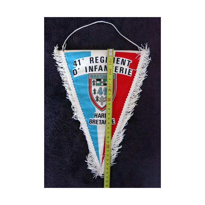 41° RI : fanion de la CEA du 41° régiment d'Infanterie 27 cm