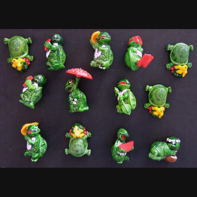 Lot De 4 Figurines Tortues Ninja - 7 Cm PVC - Neuf Sous Blister