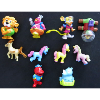 FERRERO : Figurines Série Kinder Ferrero "Chevaux & divers" 10 pièces