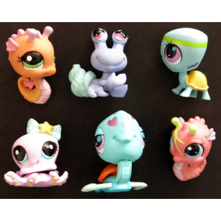 HASBRO : Figurines Littlest Pet Shop "Animaux de la mer" 6 pièces