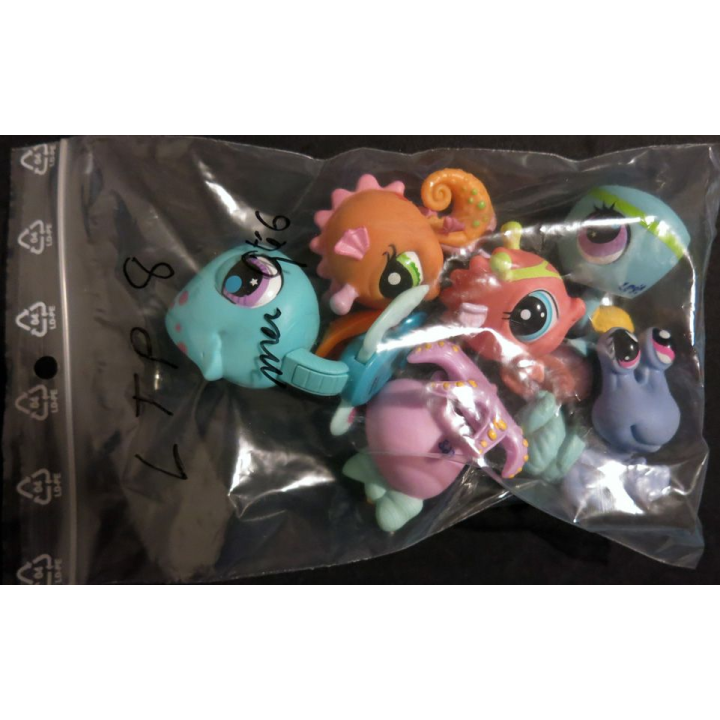 HASBRO : Figurines Littlest Pet Shop "Animaux de la mer" 6 pièces