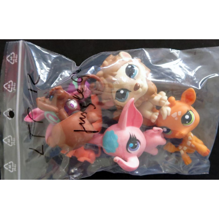 HASBRO : Figurines Littlest Pet Shop "Animaux de la jungle" 6 pièces