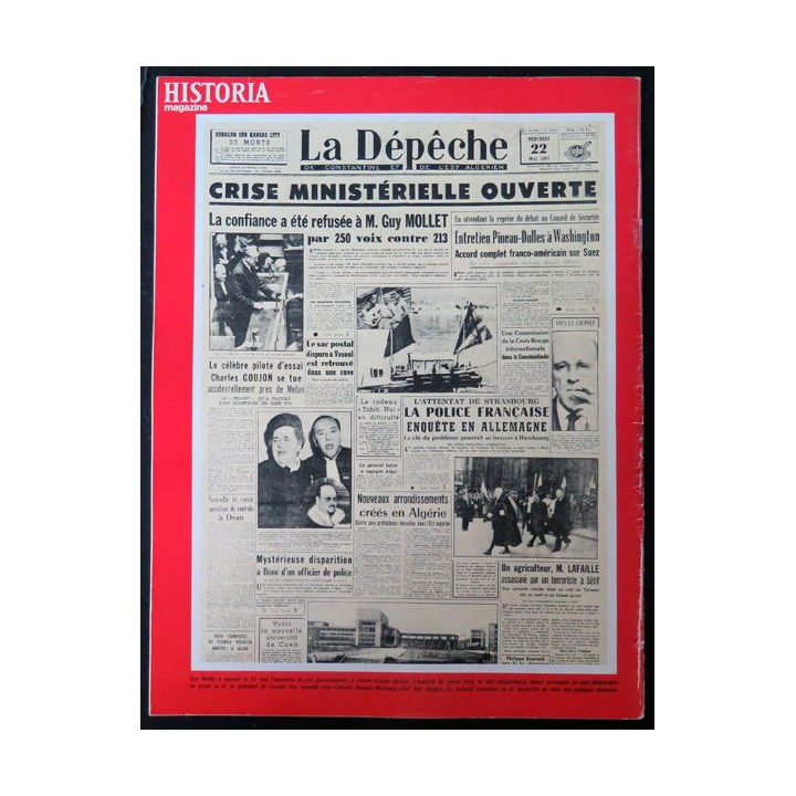 Historia Magazine N° 227 La Guerre d'Algérie n° 34 La politique de pacification