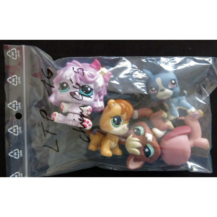 HASBRO : Figurines Littlest Pet Shop "chiens " 5 pièces