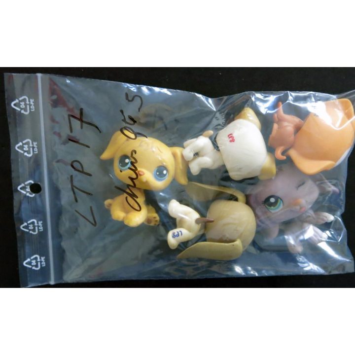HASBRO : Figurines Littlest Pet Shop "chiens " 5 pièces