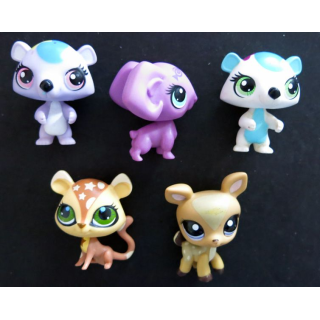 HASBRO : Figurines Littlest Pet Shop "divers" 5 pièces