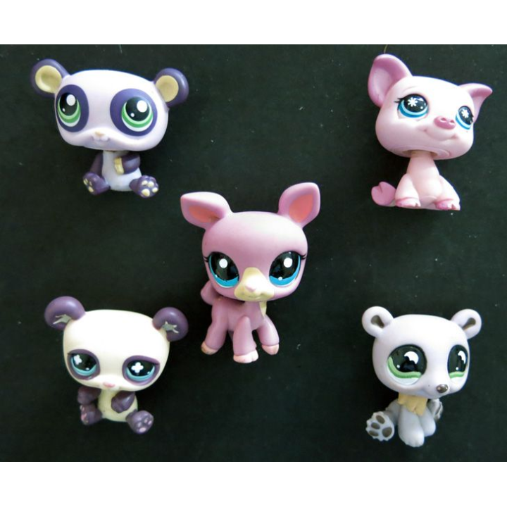 HASBRO : Figurines Littlest Pet Shop "cochons et divers" 5 pièces