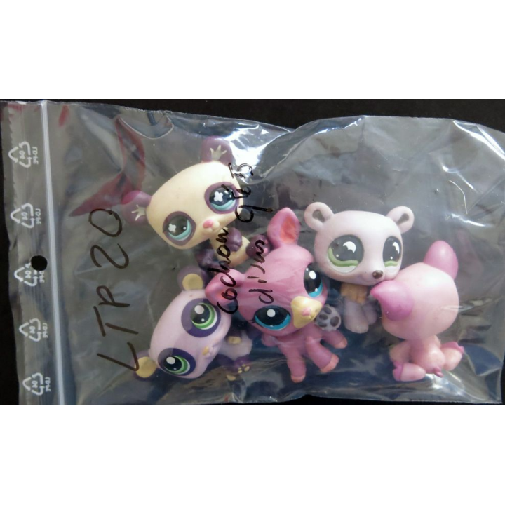 HASBRO : Figurines Littlest Pet Shop "cochons et divers" 5 pièces