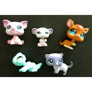HASBRO : Figurines Littlest Pet Shop "divers" 5 pièces