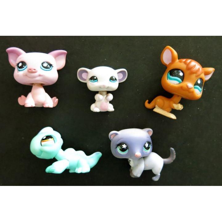 HASBRO : Figurines Littlest Pet Shop "divers" 5 pièces