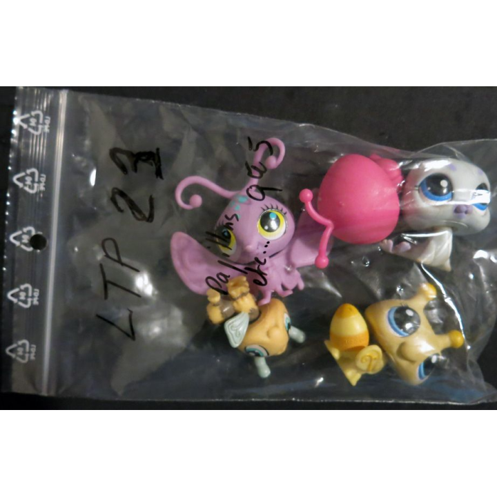 HASBRO : Figurines Littlest Pet Shop "papillons et divers" 5 pièces