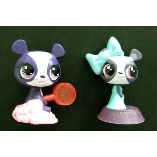 HASBRO : Figurines Littlest Pet Shop "figurines avec socles" 2 pièces