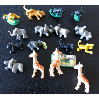 FERRERO : Figurines à monter KINDER FERRERO 17 pièces