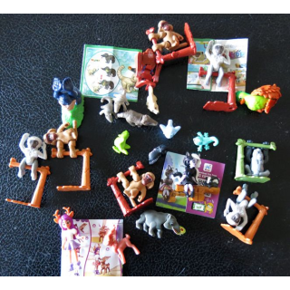 FERRERO : Figurines à monter KINDER FERRERO 15 pièces