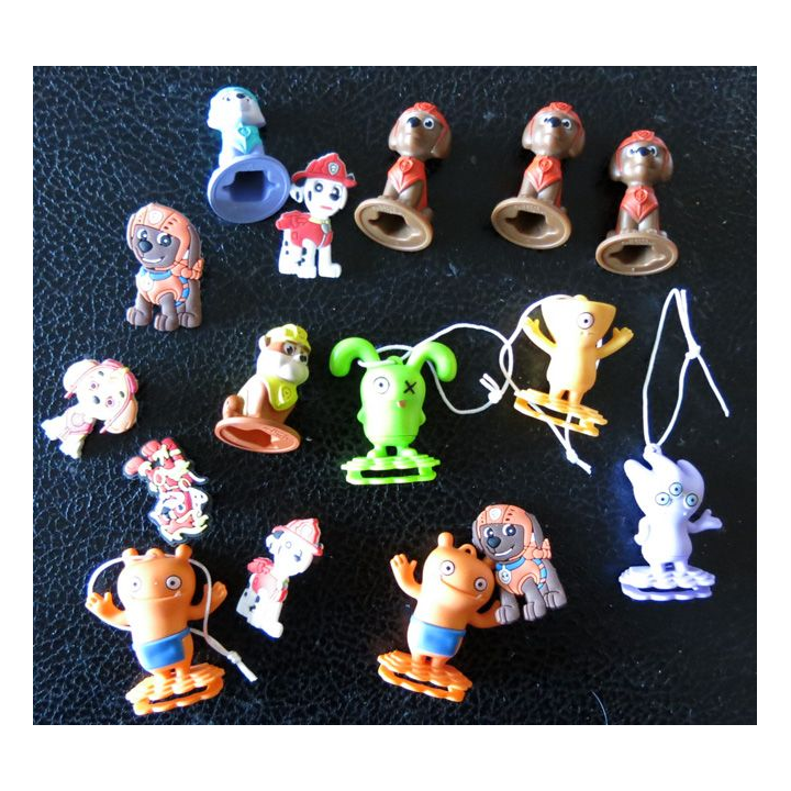 FERRERO : Figurines à monter KINDER FERRERO 16 pièces