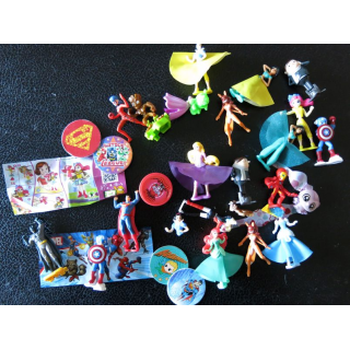 FERRERO : Figurines Disney & Marvel KINDER FERRERO 21 pièces