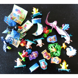 FERRERO : Figurines animaux oiseaux KINDER FERRERO 21 pièces