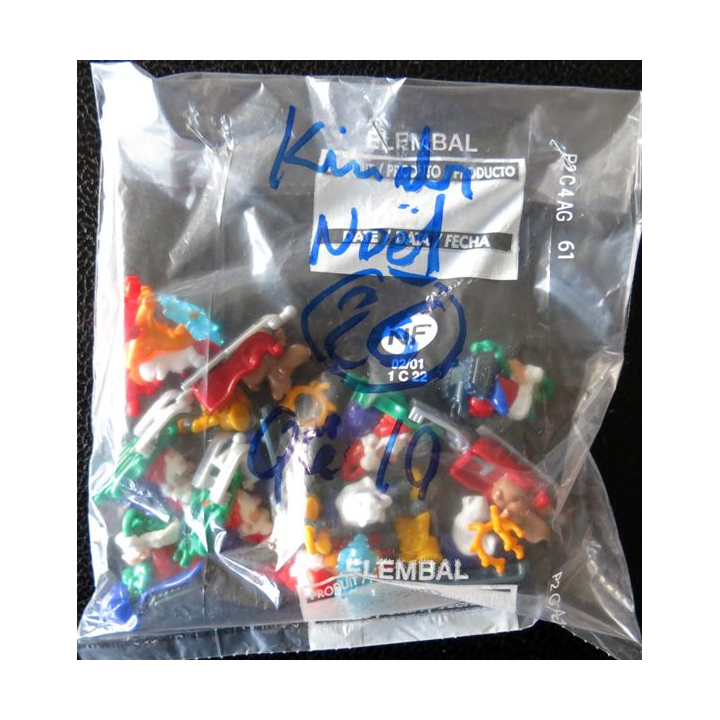 FERRERO : Lot de Figurines de Noël KINDER FERRER 10 pièces