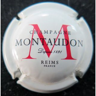 Capsule Muselet de bouteille de champagne Montaudon n° 13 sans cercle