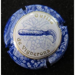 Capsule Muselet de bouteille de champagne Générique n° 1256b serpette