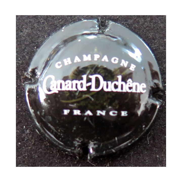 Capsule Muselet de bouteille de champagne CANARD-DUCHENE n° 75h noir