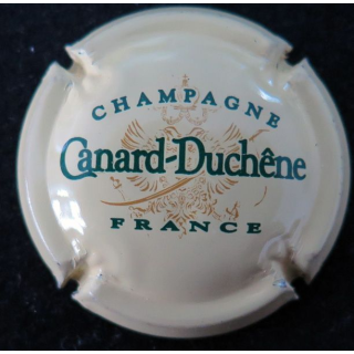 Capsule Muselet de bouteille de champagne CANARD-DUCHENE n° 74 Jaune-crème