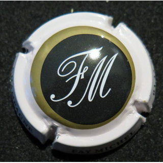 Capsule Muselet de bouteille de champagne FAY Michel n° 41e rose pâle
