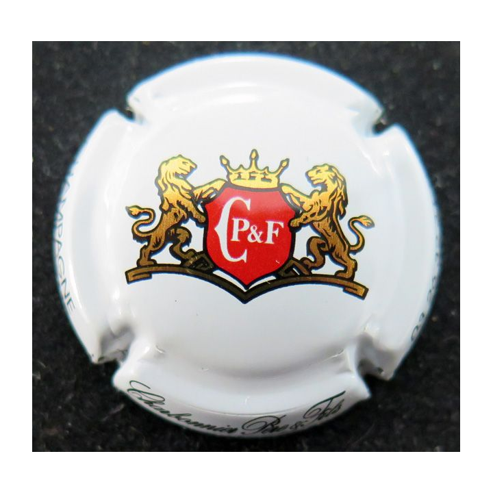 Capsule Muselet de bouteille de champagne CHARBONNIER Père et Fils n°1 