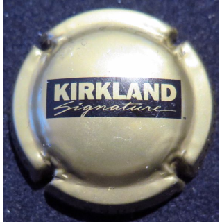 Capsule Muselet de bouteille de champagne KIRKLAND n°2 Fond Or