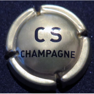 Capsule Muselet de bouteille de champagne COMTE DE SENNEVAL n°1 or et noir