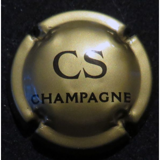 Capsule Muselet de bouteille de champagne COMTE DE SENNEVAL n° 4 cuivre et noir
