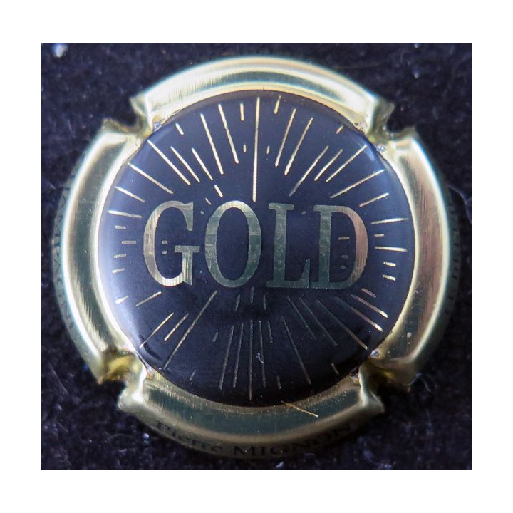 Capsule Muselet de bouteille de champagne MIGNON Pierre n° ? GOLD 