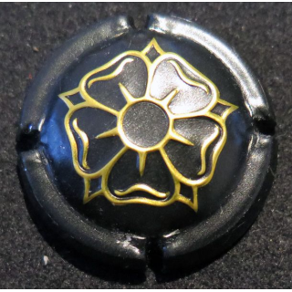 Capsule muselet de crémant de Bourgogne cave des Hautes côtes n° 2a noir 