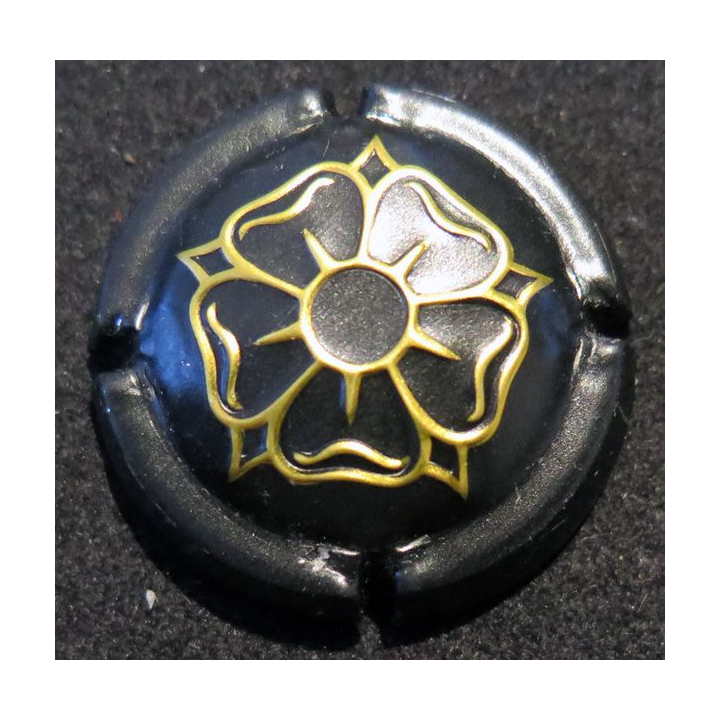 Capsule muselet de crémant de Bourgogne cave des Hautes côtes n° 2a noir 
