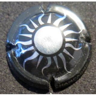 Capsule Muselet de bouteille de champagne générique n° 881b argent 881b or