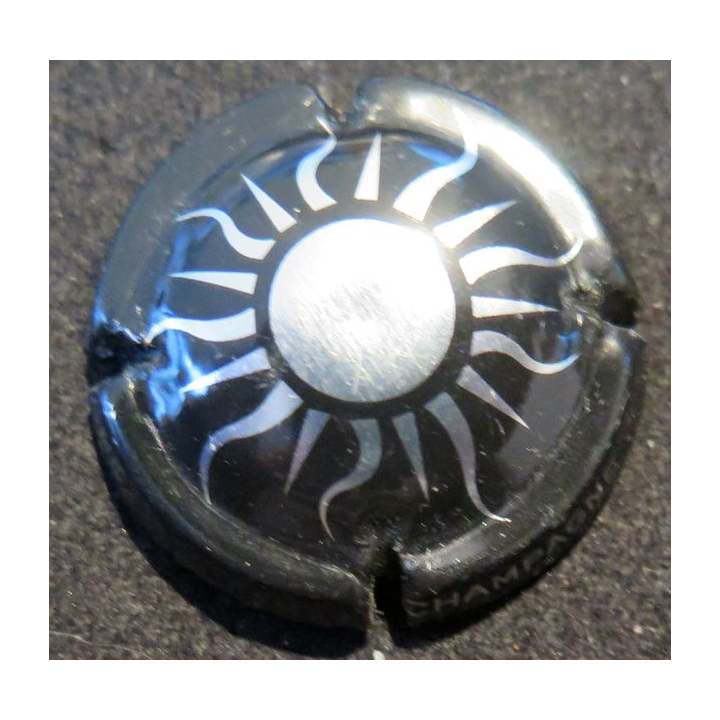 Capsule Muselet de bouteille de champagne générique n° 881b argent 881b or