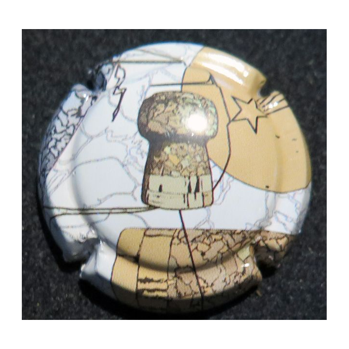 Capsule Muselet de bouteille de Crémant FINES BULLES bouchon